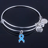 Care For Breast Cancer pink ribbon bracelet - I Am Greek Life