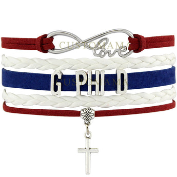Infinity Love Gamma Phi Delta Bracelet - I Am Greek Life