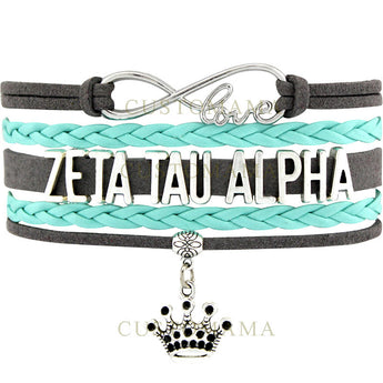 Infinity Love Zeta Tau Alpha Bracelet - I Am Greek Life