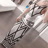 Zebra Print Long Maxi Dress N - I Am Greek Life