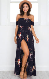 All Summer Long Beach Ready Floral Print Dress - I Am Greek Life