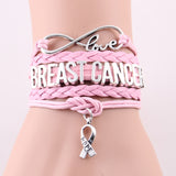 Infinity Love and Hope to cure Breast Cancer Bracelet - I Am Greek Life